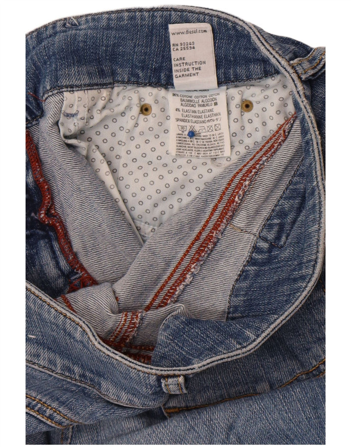 Diesel Dame denim Shorts W32 Large Blue Bomuld