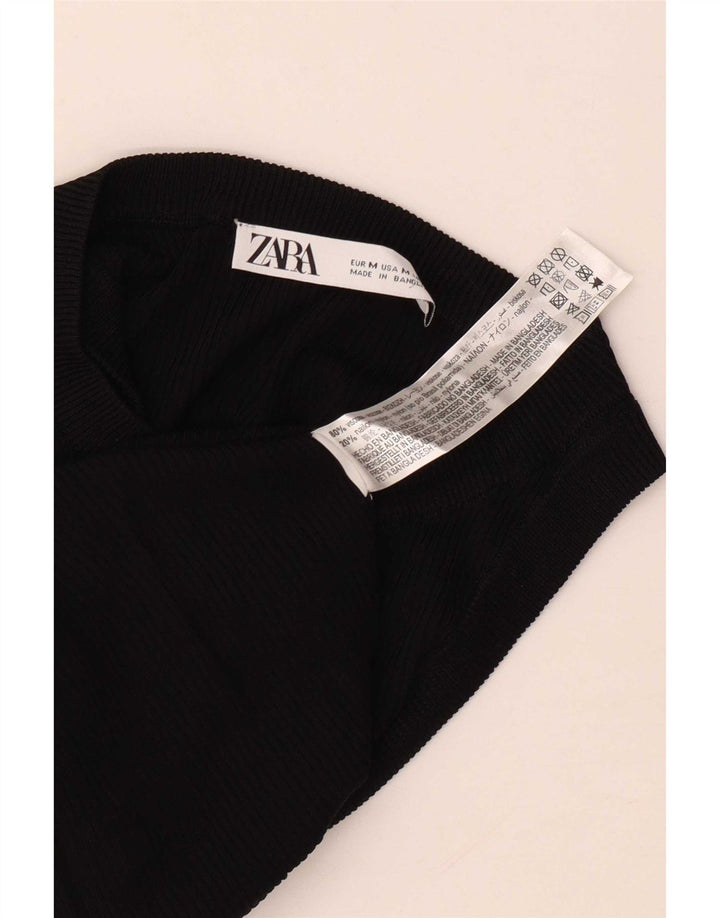 Zara Damevest Top UK 12 Medium Sort Viscose