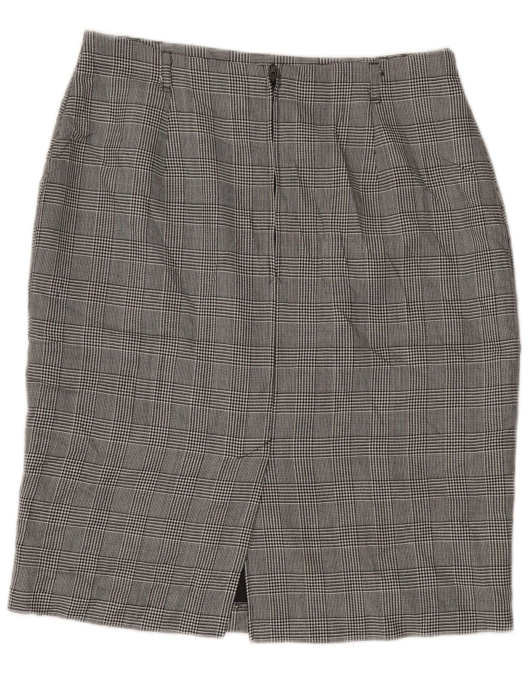 Marks & Spencer Pencil Nederdel til kvinder UK 18 XL W32 Black Houndstooth
