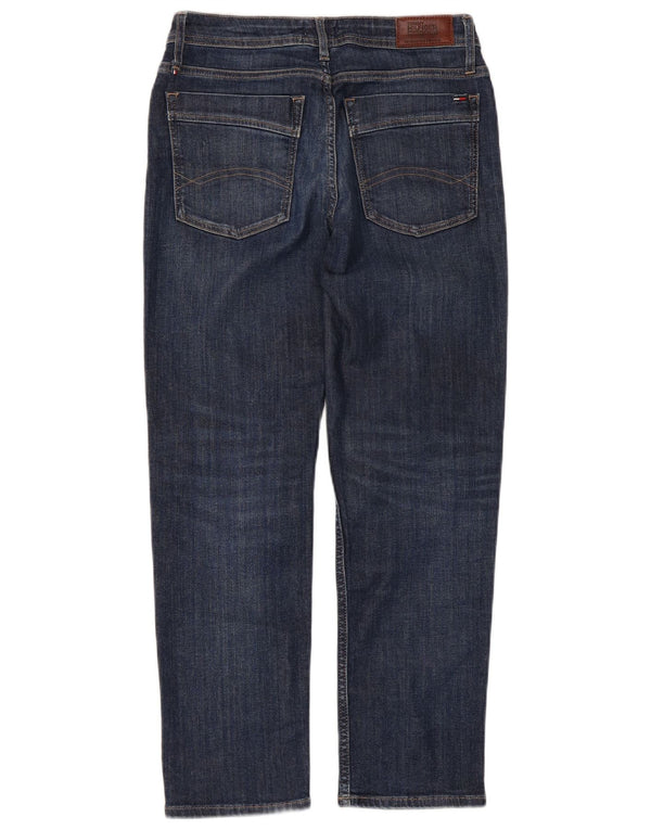 Tommy Hilfiger Dame Straight Jeans W27 L26 Marineblå Bomuld