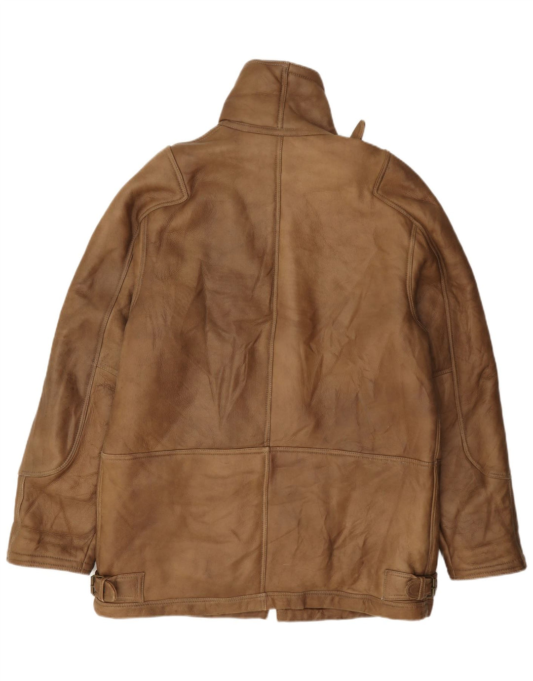 Vintage Herre Shearling Jacket IT 50 Large Beige