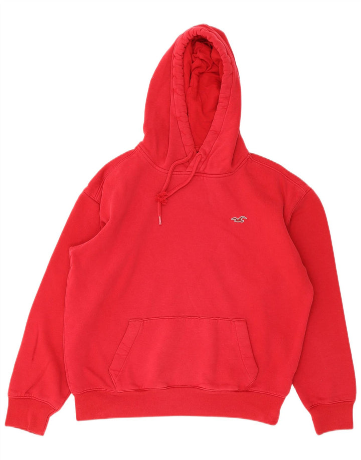 Hollister Herre hættetrøje Jumper Medium Rød Bomuld