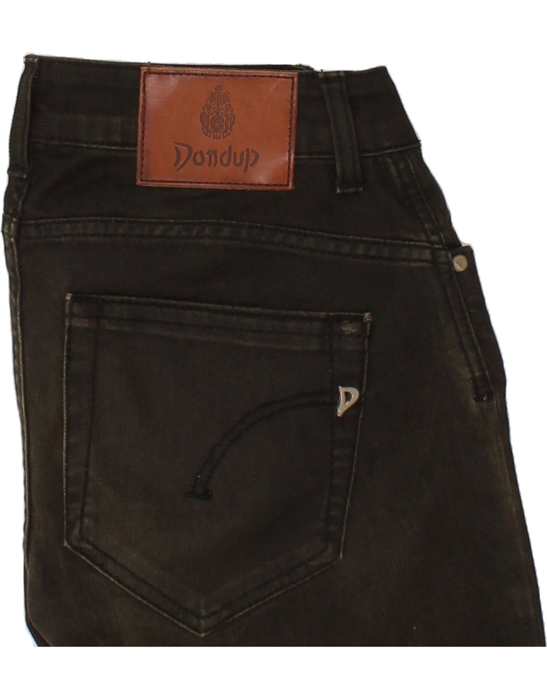 DONDUP Womens Slim Jeans W28 L31 Black Cotton Vintage Dondup and Second-Hand Dondup from Messina Hembry 
