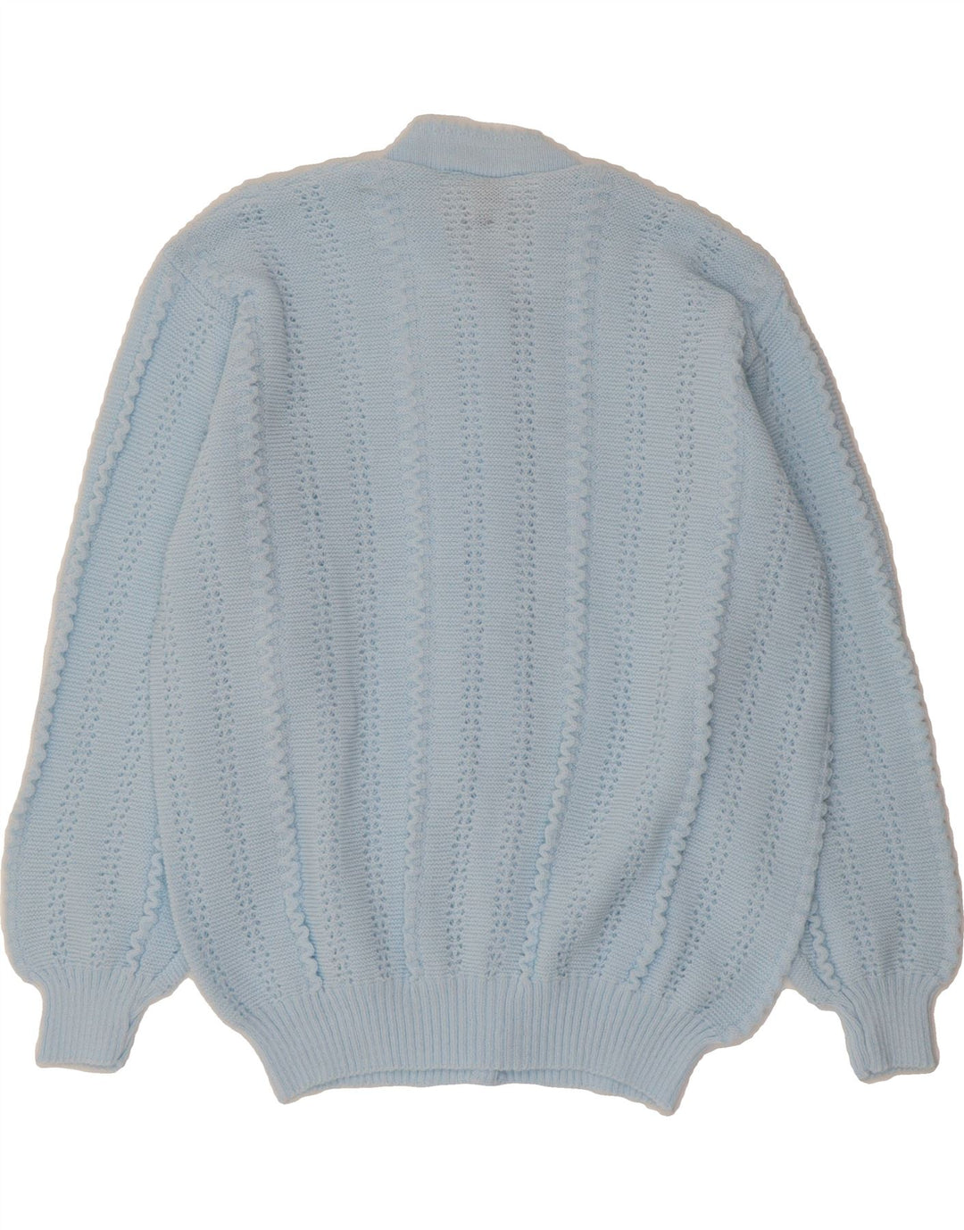 DRALON Womens Cardigan Sweater IT 52/54 2XL Blue Polyacrylic Vintage Dralon and Second-Hand Dralon from Messina Hembry 