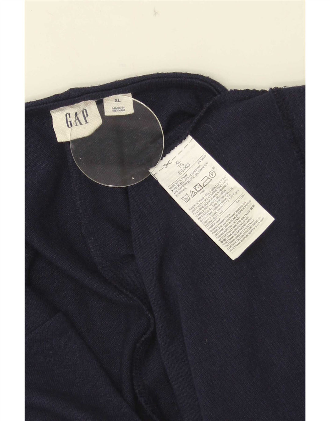 Gap Dame Tunika Kjole UK 18 XL Navy Blue Polyester
