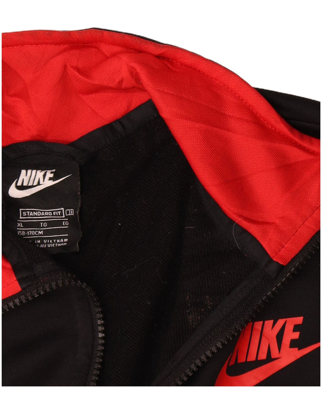 NIKE Standard træningsdragt topjakke 13-14 år XL Sort Colourblock