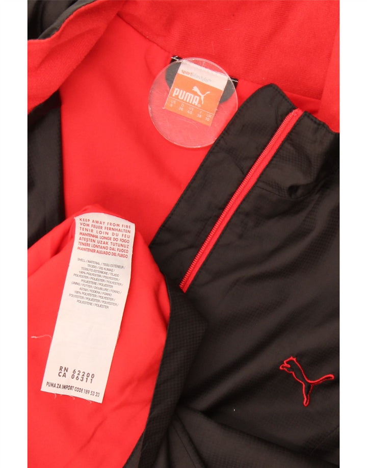 Puma Womens Gilet UK 10 Small Black Colourblock Polyester