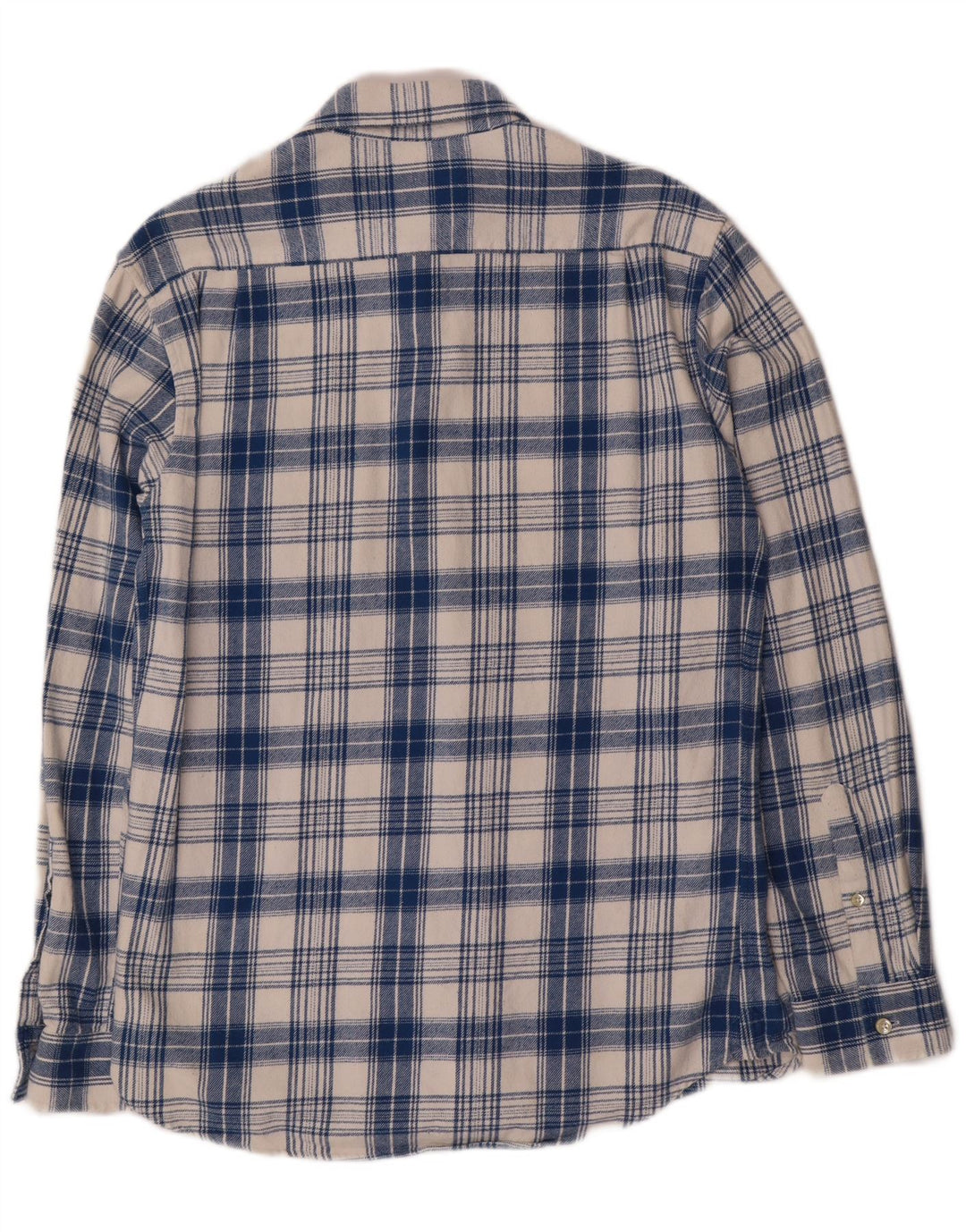 Jack Wills Herre flannelskjorte Medium blå ternet bomuld