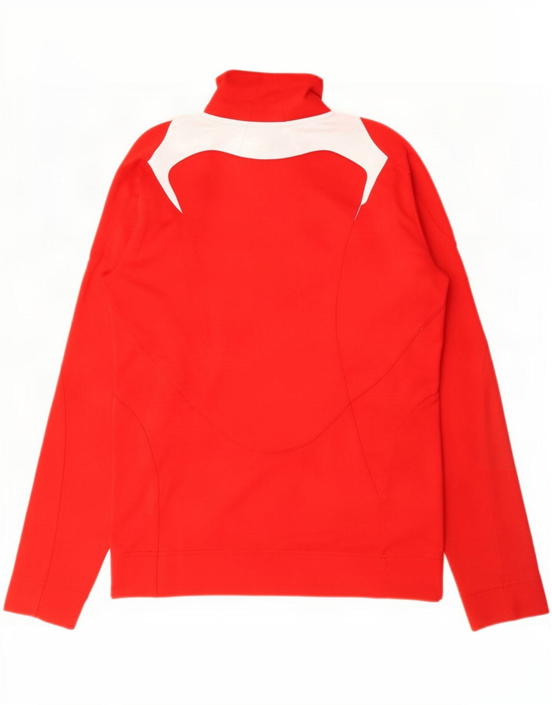 Adidas træningsdragt topjakke til kvinder UK 10 Lille rød Colourblock Polyester