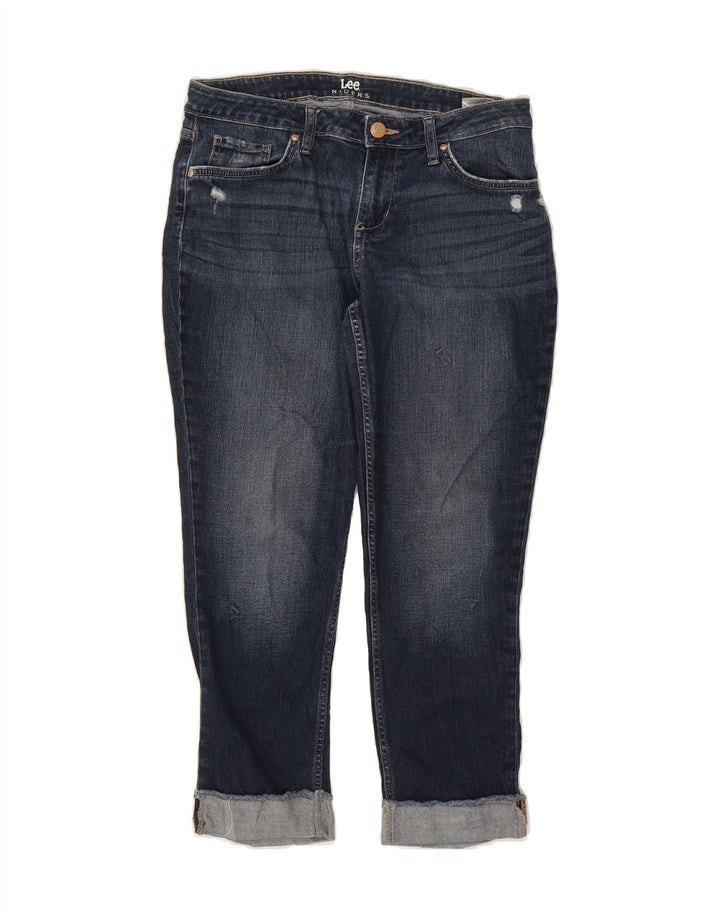 LEE Womens Riders Straight Jeans US 8 Medium W32 L25 Blue Cotton Vintage Lee and Second-Hand Lee from Messina Hembry 