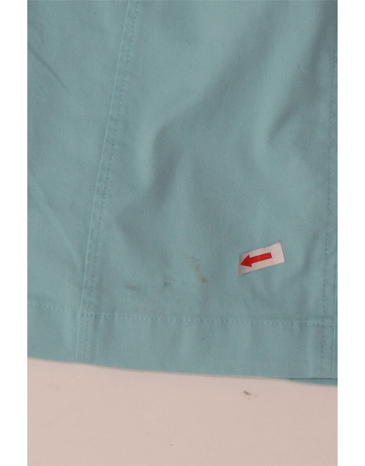 Boden Dame Ærmeløs Skede Kjole UK 12 Medium Blue Cotton