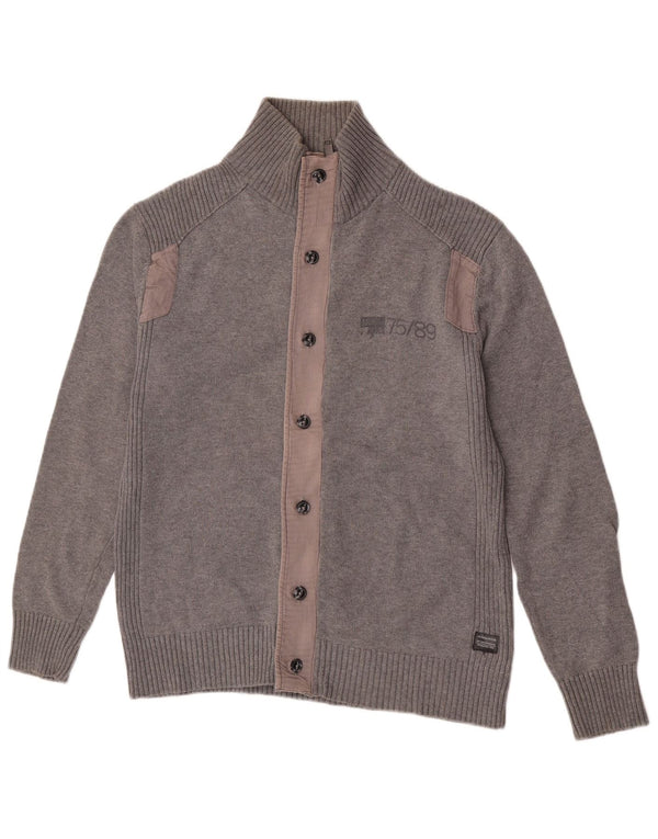 Jack & Jones Herre Cardigan Sweater Stor Grå Bomuld