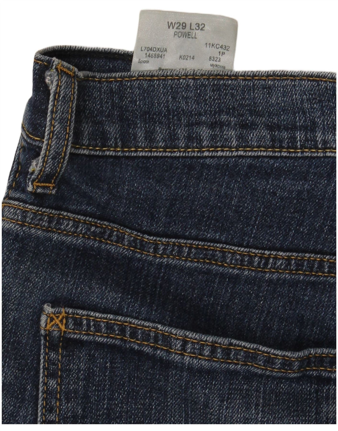 Lee Mens Powell Straight Jeans W29 L30 Blå Bomuld