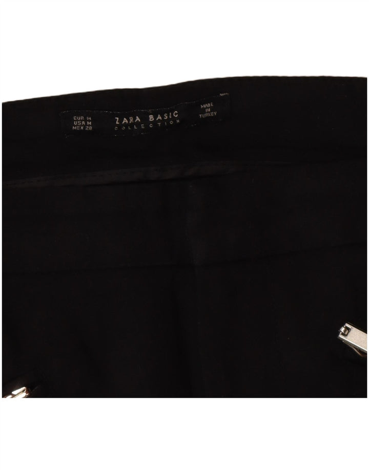 Zara Dame Slim Casual Bukser Medium W28 L28 Sort