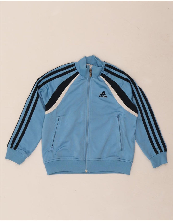 Adidas Træningsdragt Topjakke til drenge 5-6 år Blå Colourblock Polyester