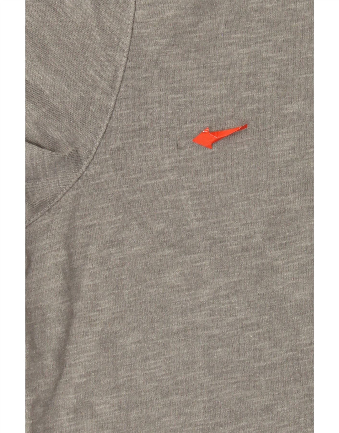 Superdry T-shirt top til mænd, stor grå flækket bomuld