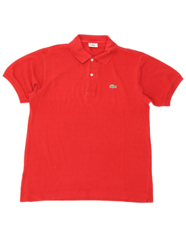 Lacoste herre poloskjorte str. 4 Medium rød bomuld