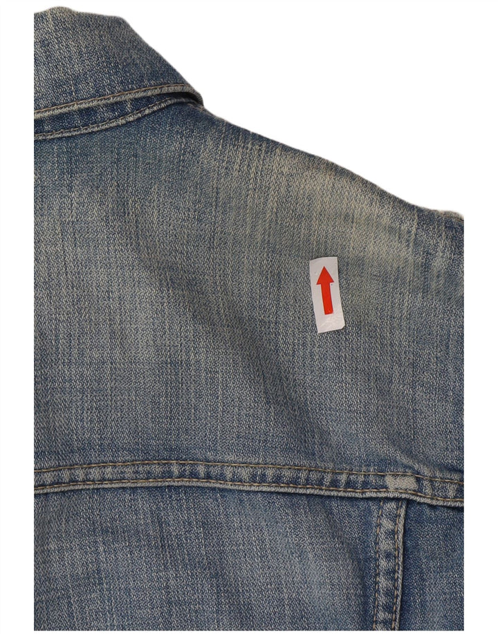 Meltin' Pot Dame denimjakke UK 14 Medium Blue Cotton