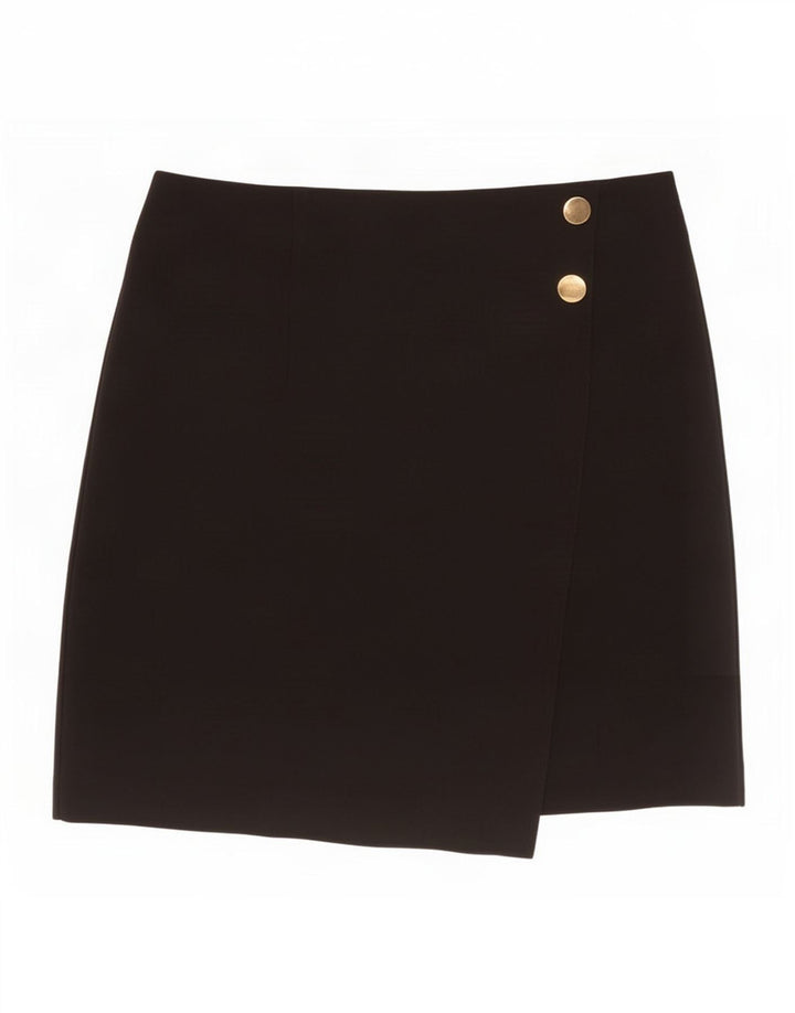 Marks & Spencer Pencil Nederdel til kvinder UK 14 Large W32 Black Polyester