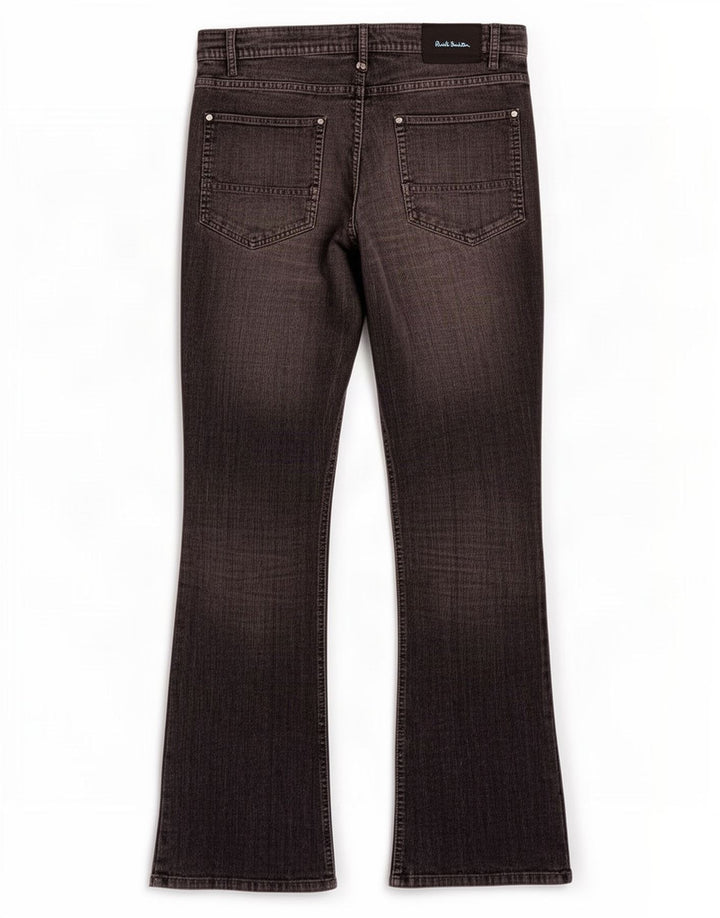 Paul Smith Herre Bootcut fløjlsbukser W32 L31 Grå bomuld