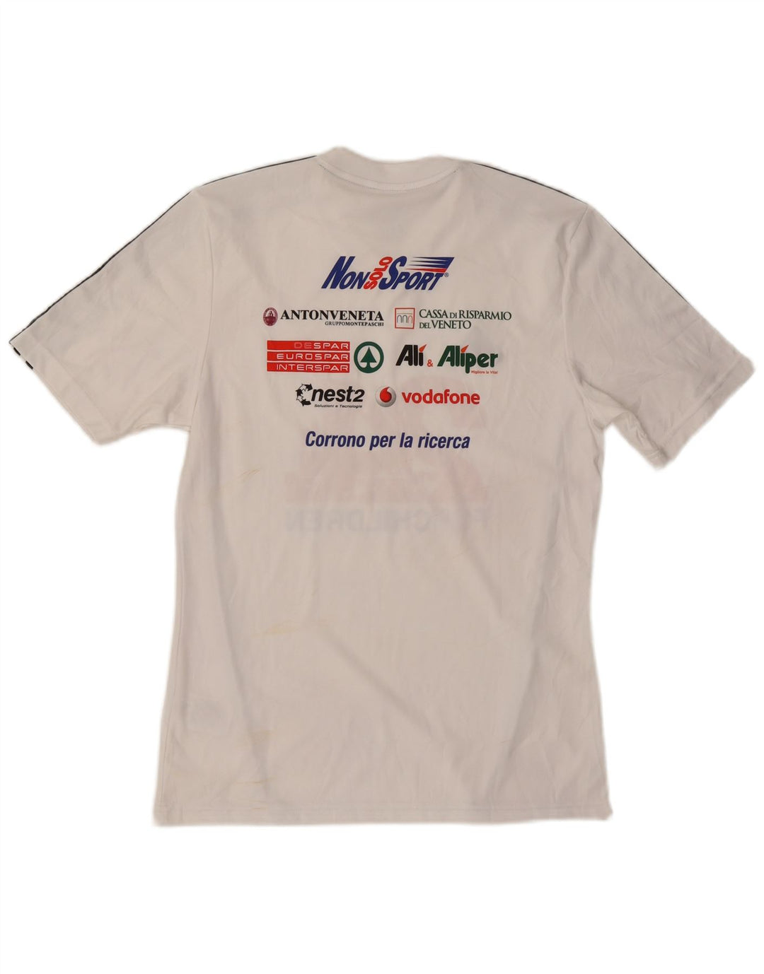 ADIDAS Herre Climalite grafisk T-shirt Top Lille hvid polyester