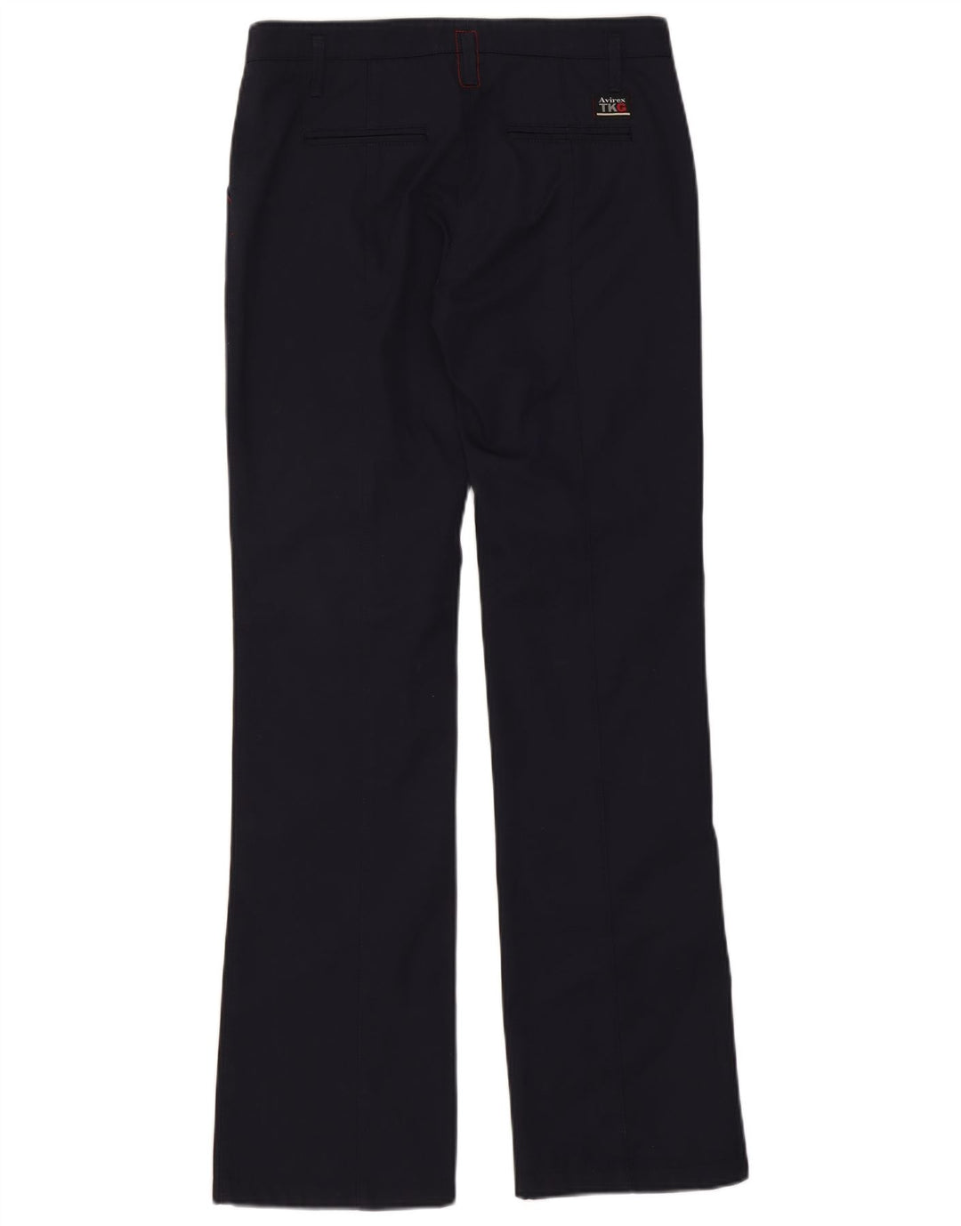 Avirex Dame Bootcut Chino Bukser IT 42 Medium W32 L35 Marineblå Bomuld