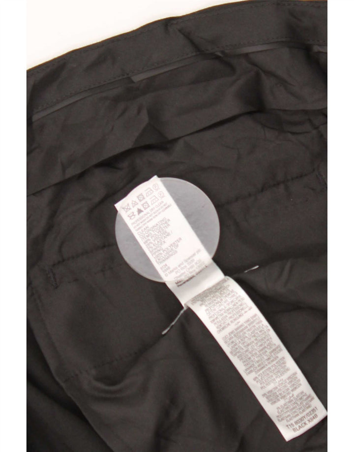 Marks & Spencer Herre Regular Fit Suit Bukser W46 L33 Sort Polyester