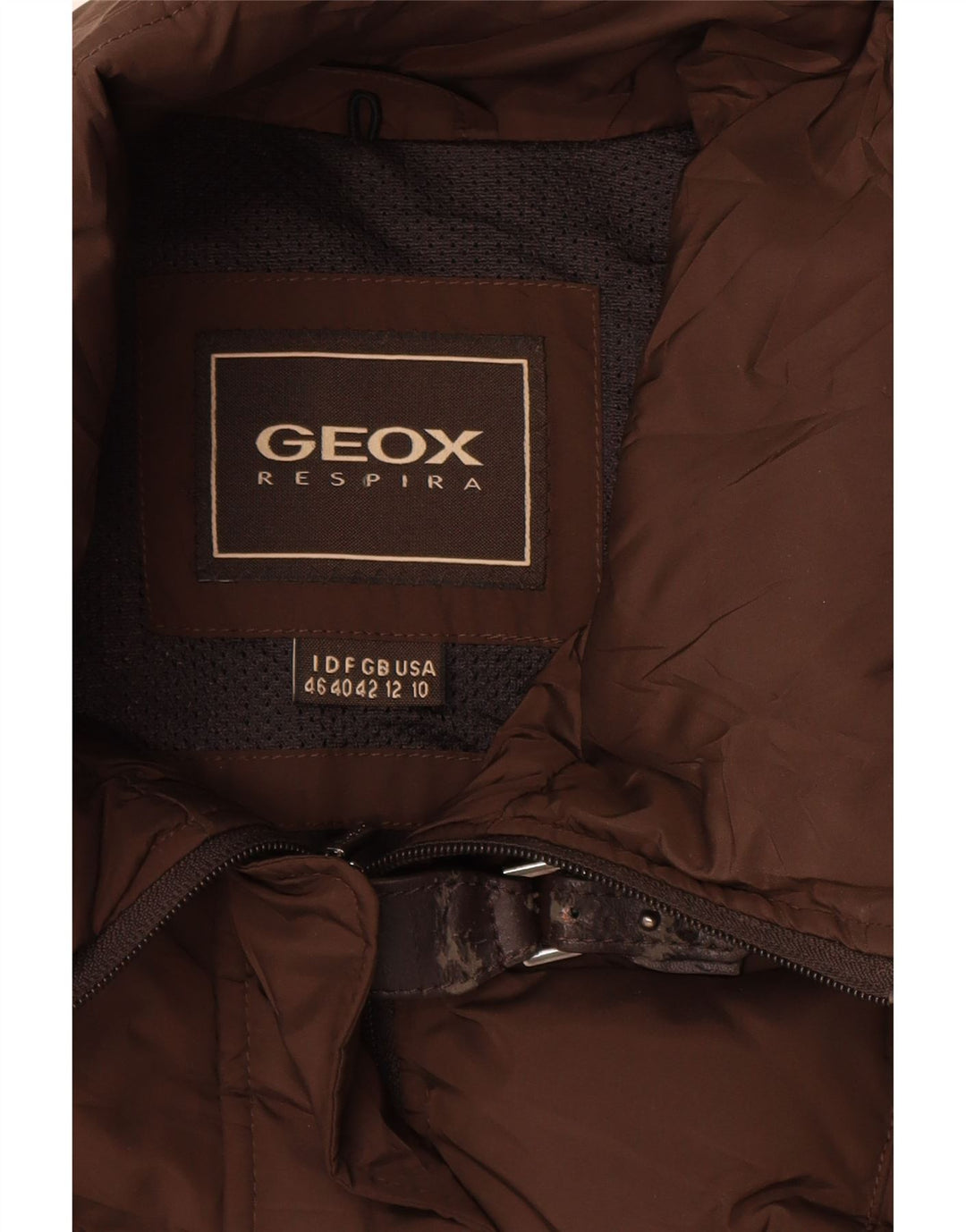 GEOX Polstret Damejakke UK 12 Medium Brun