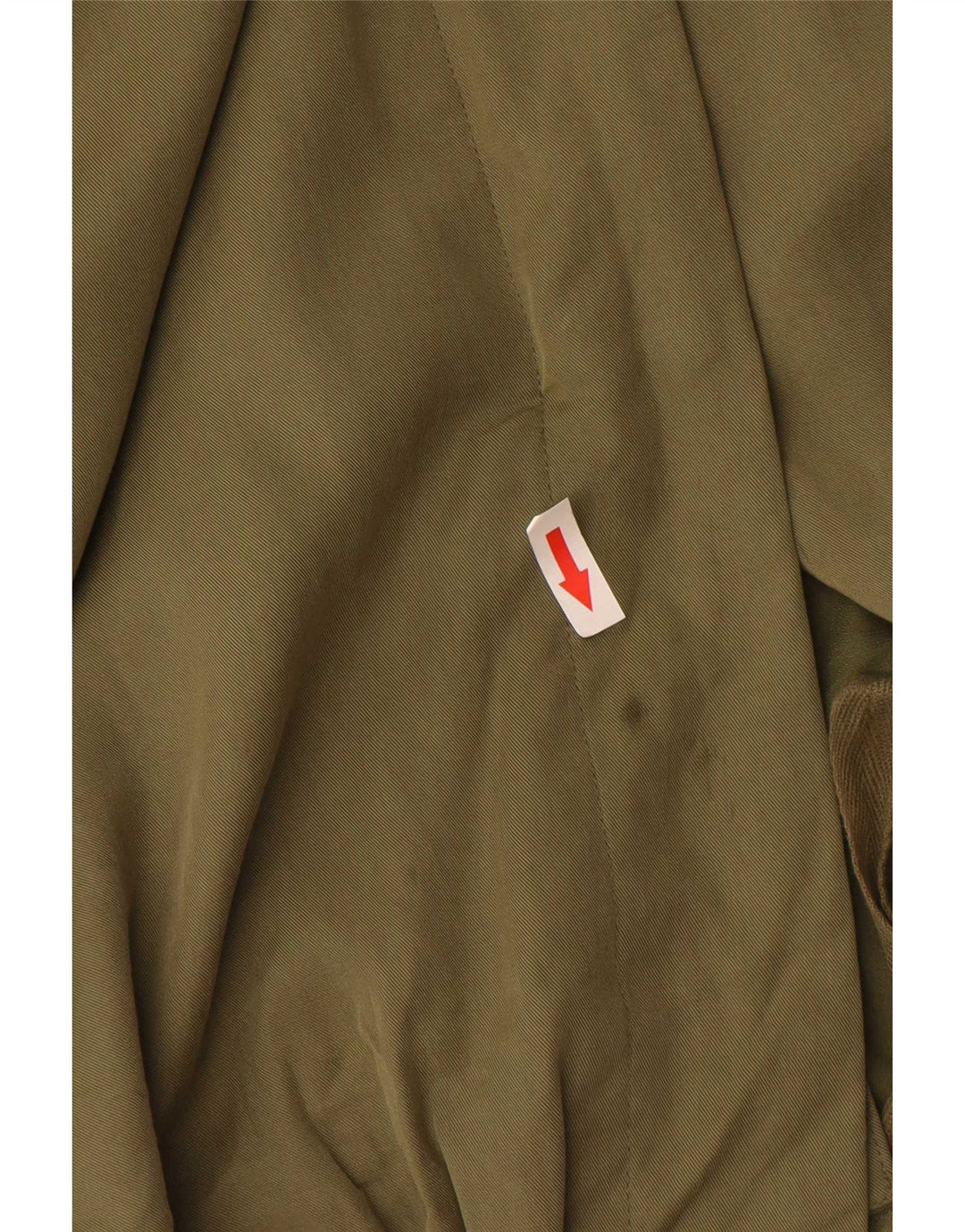 Marks & Spencer Dame Hooded Parka Jacket UK 16 Large Khaki Polyester
