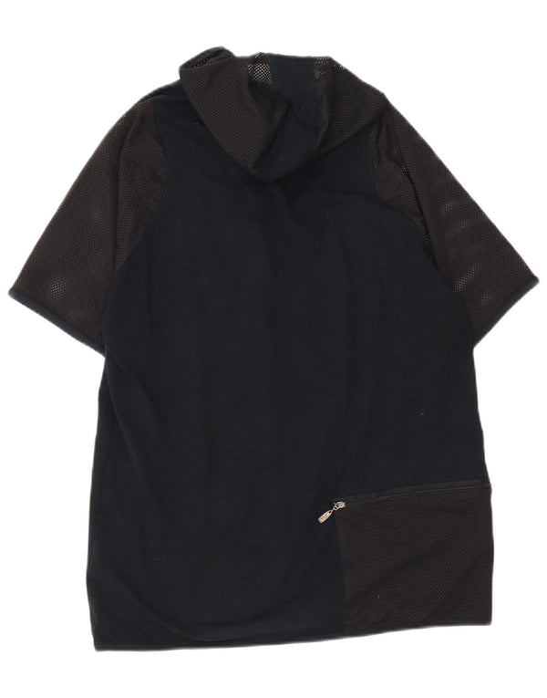 Fila T-shirt med hætte til mænd, medium sort bomuld