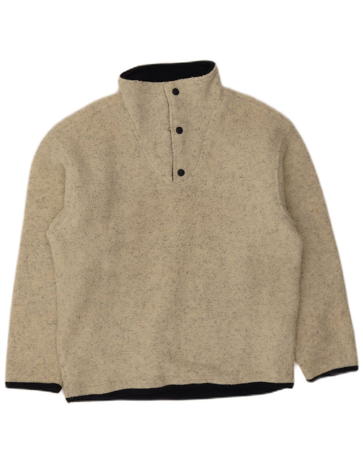 Lotto Herre lynlås hals Fleece Jumper Lille Beige Flecked Polyester