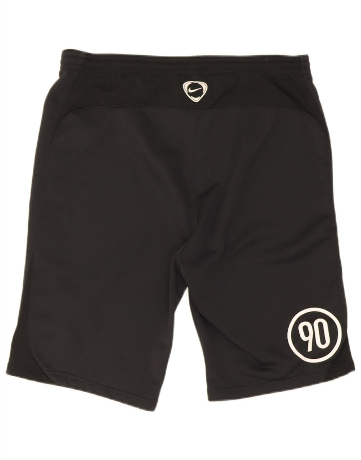 Nike grafiske sportsshorts til mænd, store sorte polyester
