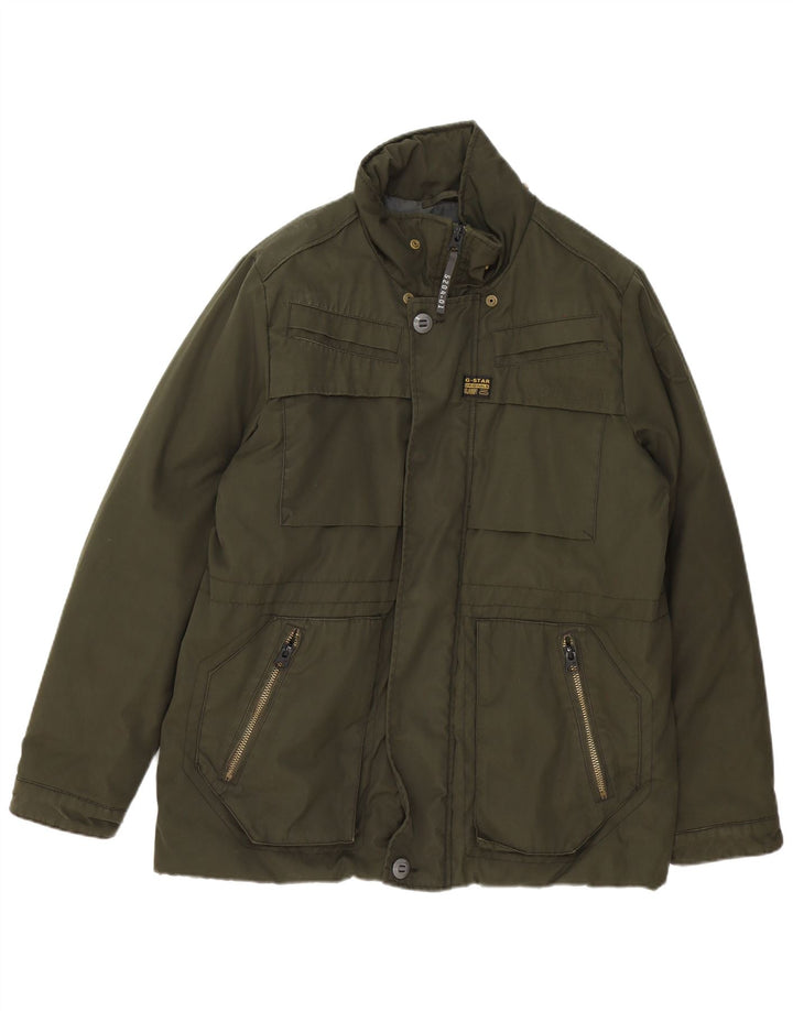 G-Star Herre Utility Jacket UK 40 Large Khaki Polyester