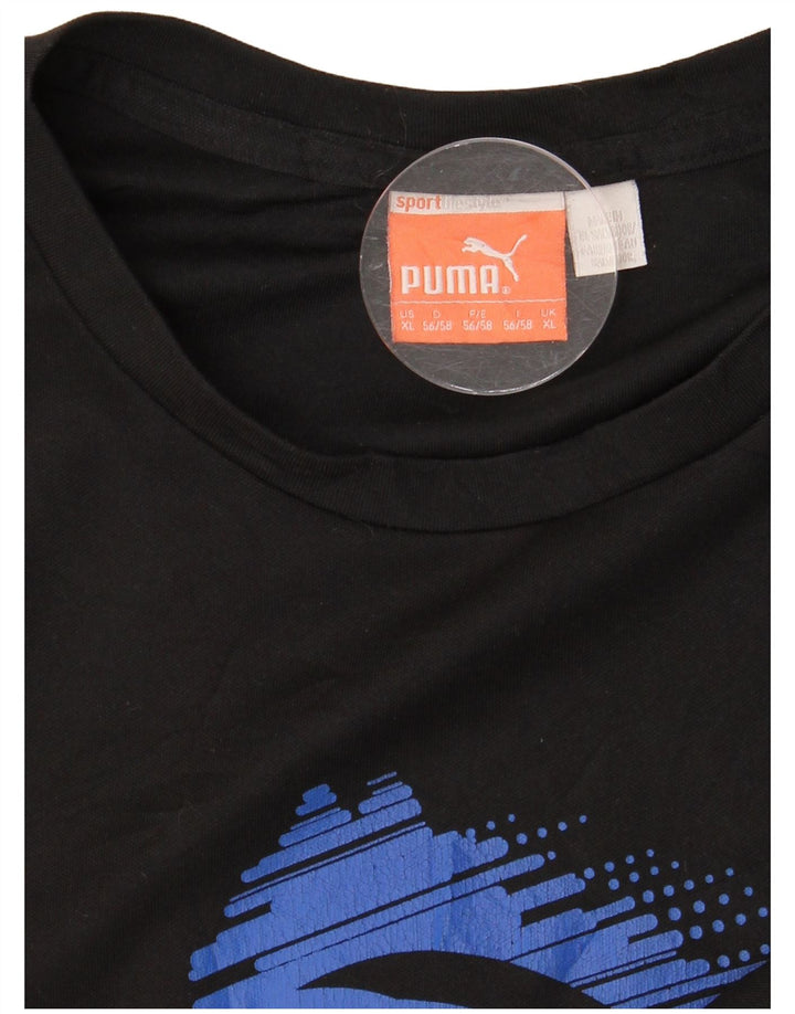 PUMA Herre grafisk T-shirt Top XL Sort