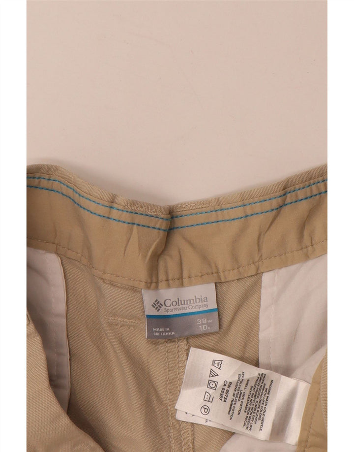 COLUMBIA Herre Cargo Shorts W38 XL Beige Bomuld