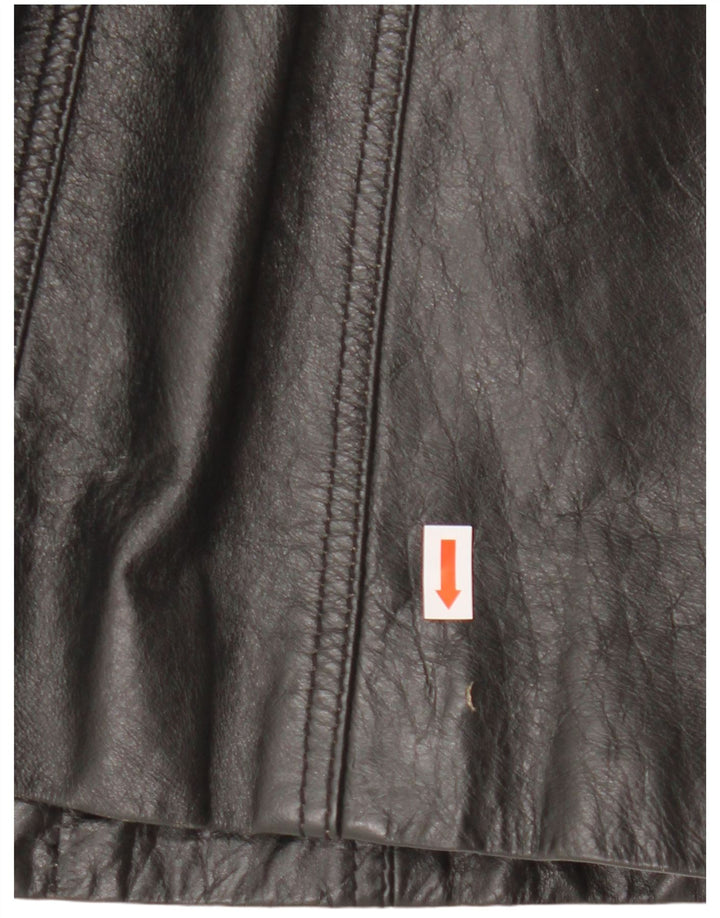 Gipsy Womens Læderfrakke UK 12 Medium Black
