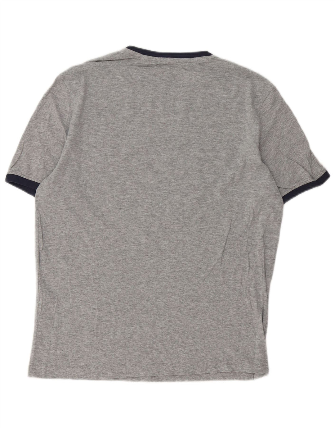 Kappa Herre grafisk T-shirt Top Medium Grey Flecked Bomuld