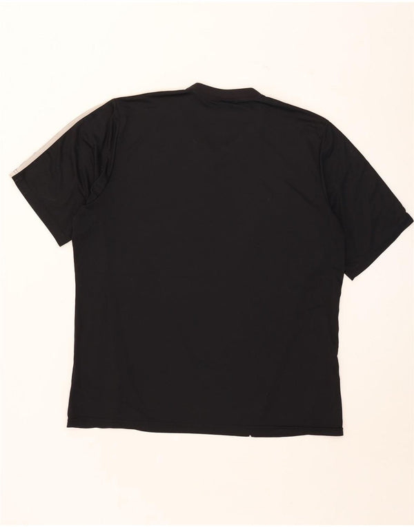 Adidas Herre T-Shirt Top XL Sort Polyester