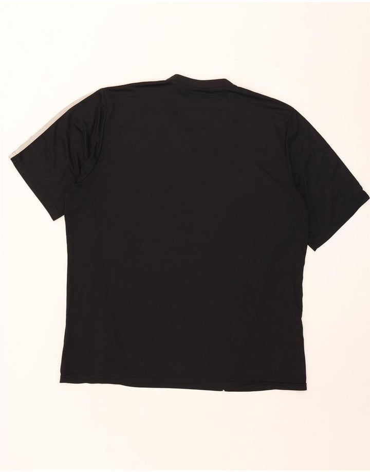 Adidas Herre T-Shirt Top XL Sort Polyester