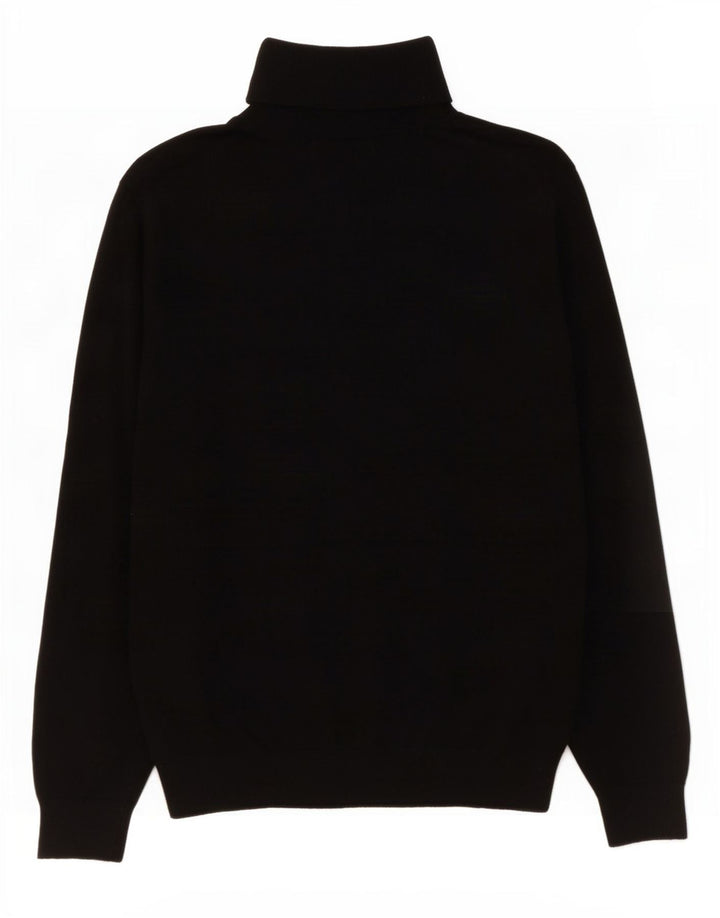 Marks & Spencer Womens Autograph Roll Neck Jumper Sweater UK 16 Large Black