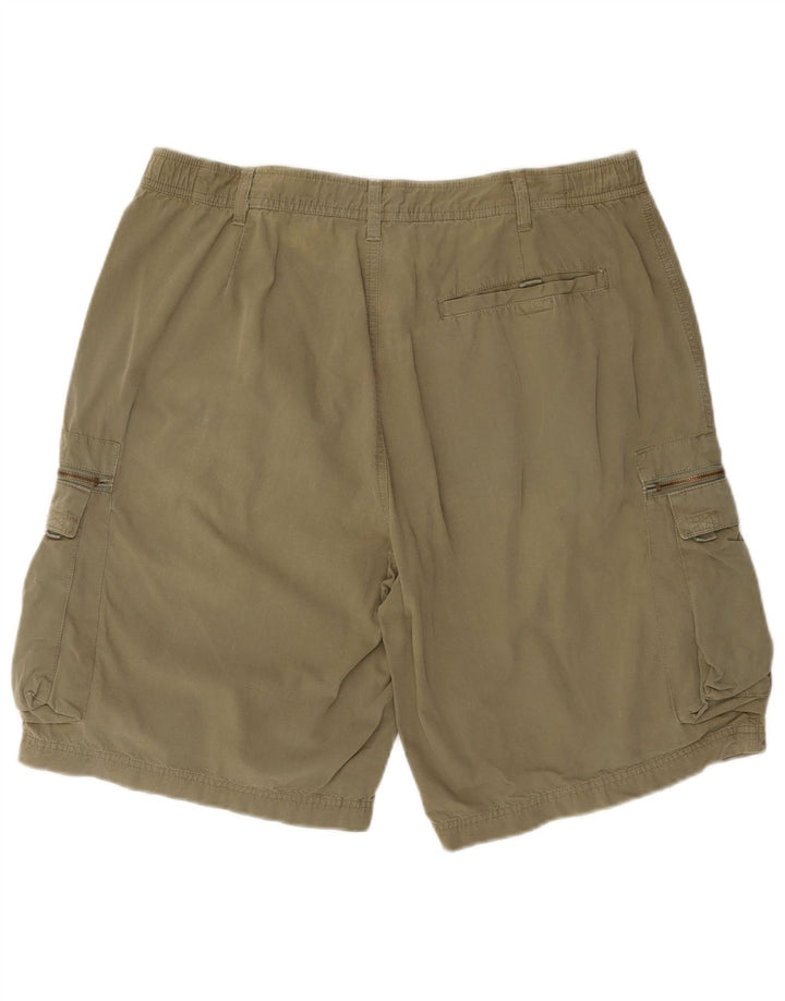 CHAMPION Herre Cargo Shorts XL W38 Khaki Bomuld