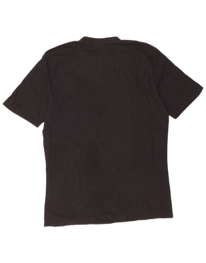 Fila Herre T-Shirt Top Stor Sort Bomuld
