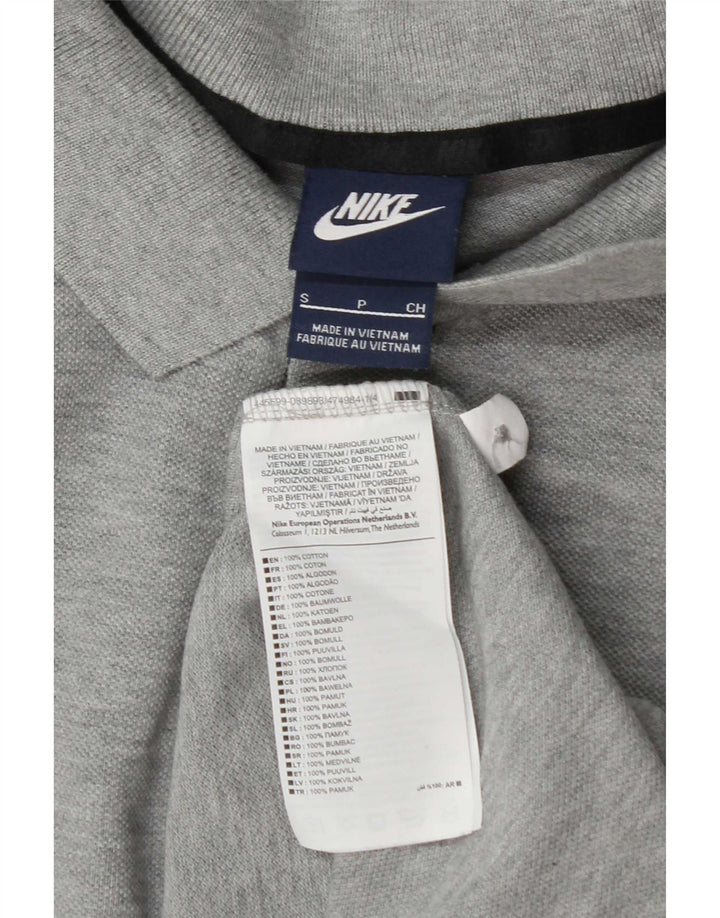 Nike herre poloshirt lille grå bomuld