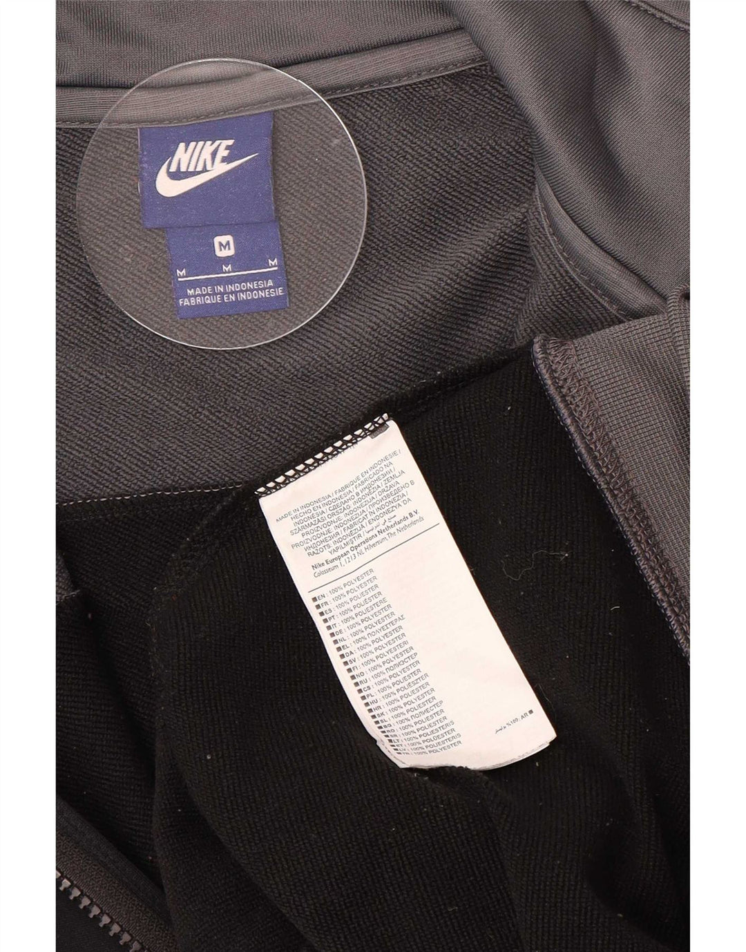 Nike Træningsdragt til mænd Topjakke Medium Sort Colourblock Polyester