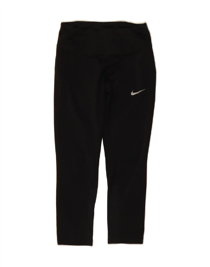 NIKE Womens Leggings UK 4 XS Black Polyester Vintage Nike and Second-Hand Nike from Messina Hembry 