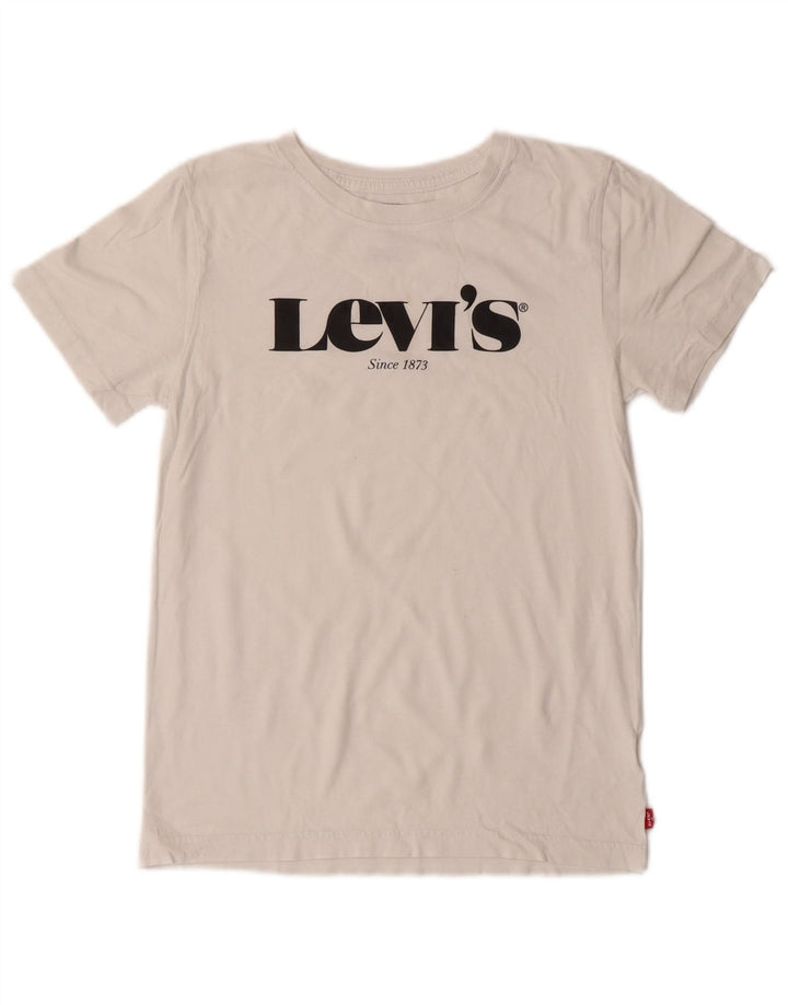 Levi's Boys Grafisk T-Shirt Top 13-14 år Hvid