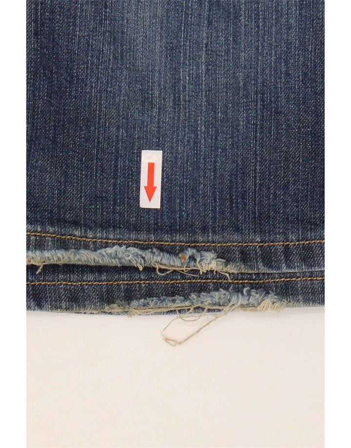 Wrangler Dame Eve Bootcut Jeans W28 L32 Blå Bomuld