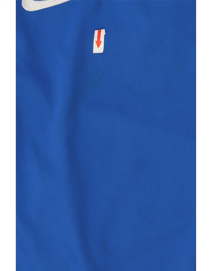 Nike Herre Dri Fit Top Langærmet Lille Blå Polyester