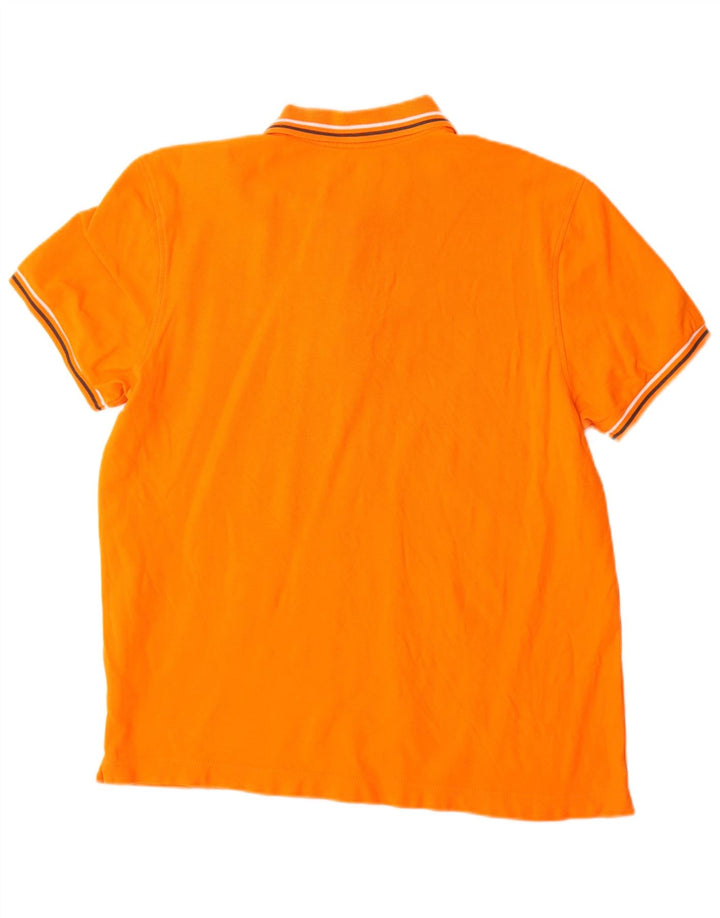 LOTTO Poloshirt til mænd XL Orange Bomuld