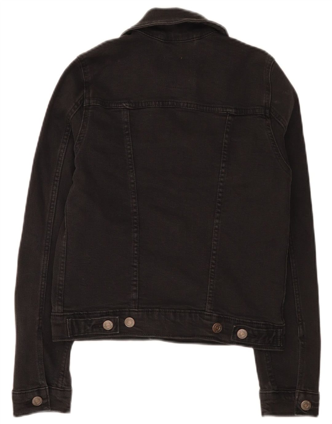 Levi's Womens Crop denimjakke UK 2 2XS Sort bomuld